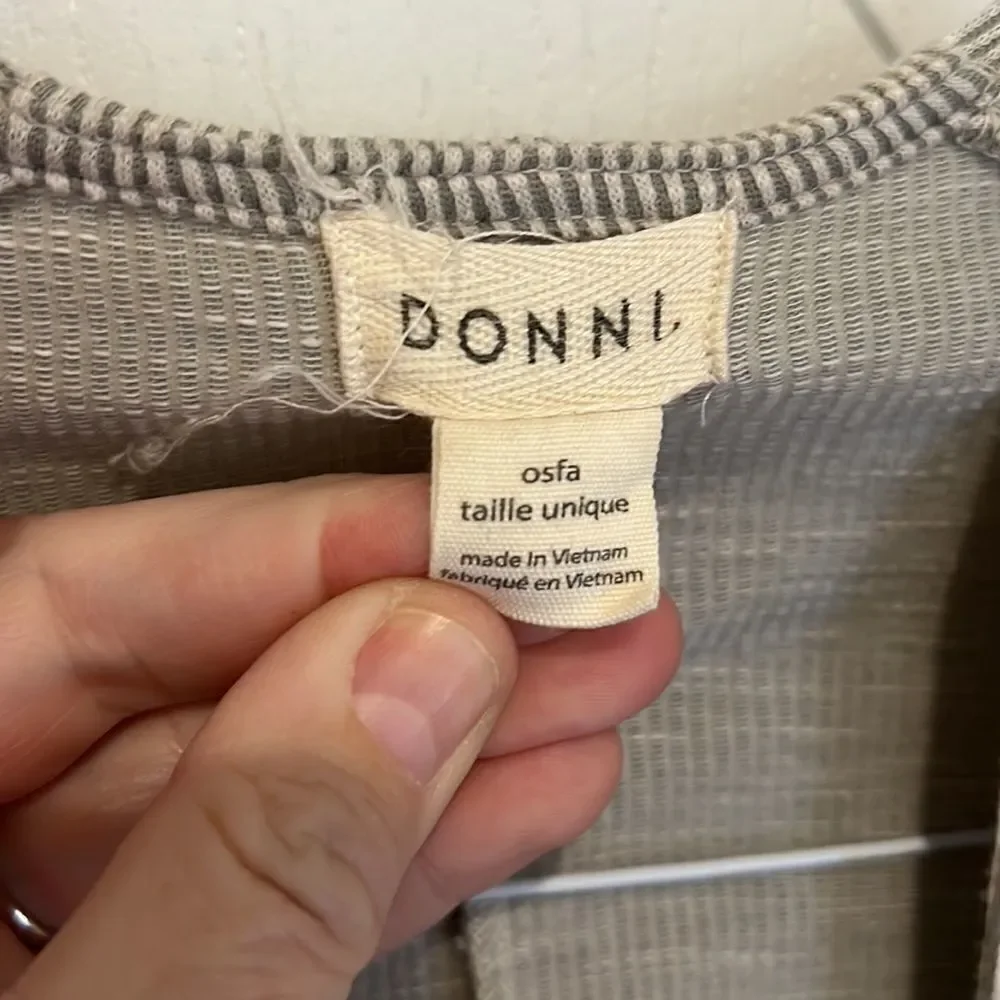 Donni Designer One Size Gray Cardigan